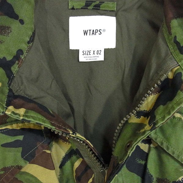 WTAPS ダブルタップス 19SS 191WVDT-JKM05 PAGODA 02 JACKET 日本製 ミリタリージャケット グリーン系 2 【即決】 グリーン系 2【中古】