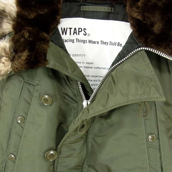 WTAPS ダブルタップス 16AW 162GWDT-JKM05 Ｎ-3Ｂ JACKET NYLON TWILL ジャケット カーキ(オリーブグリーン)系 S 【美品】【即決】 カーキ(オリーブグリーン)系 S【美品】【中古】