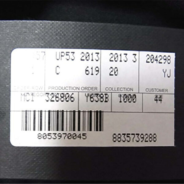 SAINT LAURENT サンローラン 国内正規品 326806 Y638B ハイライズ サイドアップ パンツ 黒系 44【新古品】【未使用】【中古】