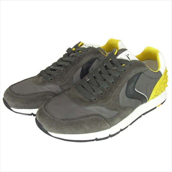 ボイルブランシェ スタッズ レザー スニーカー カーキ(オリーブグリーン)系 40【新古品】【未使用】【中古】