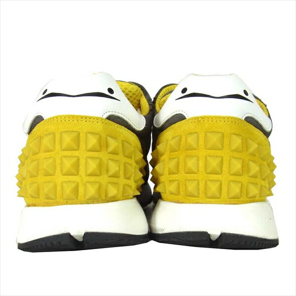 ボイルブランシェ スタッズ レザー スニーカー カーキ(オリーブグリーン)系 40【新古品】【未使用】【中古】