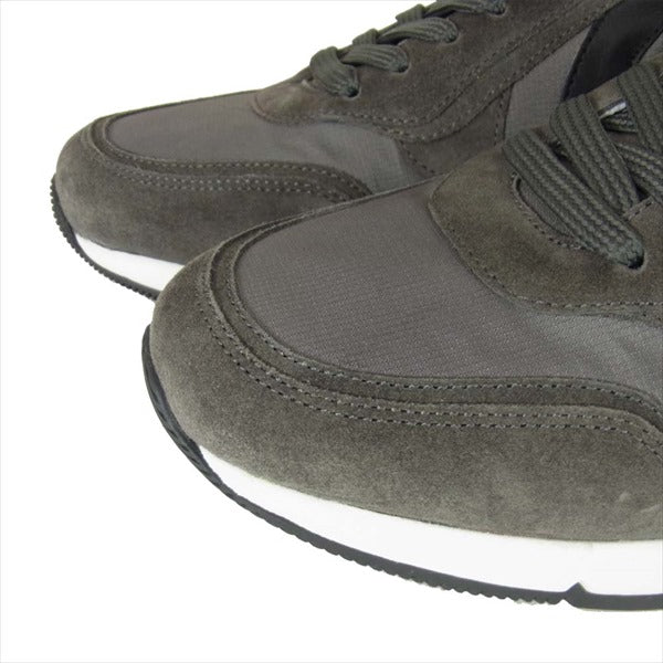 ボイルブランシェ スタッズ レザー スニーカー カーキ(オリーブグリーン)系 40【新古品】【未使用】【中古】