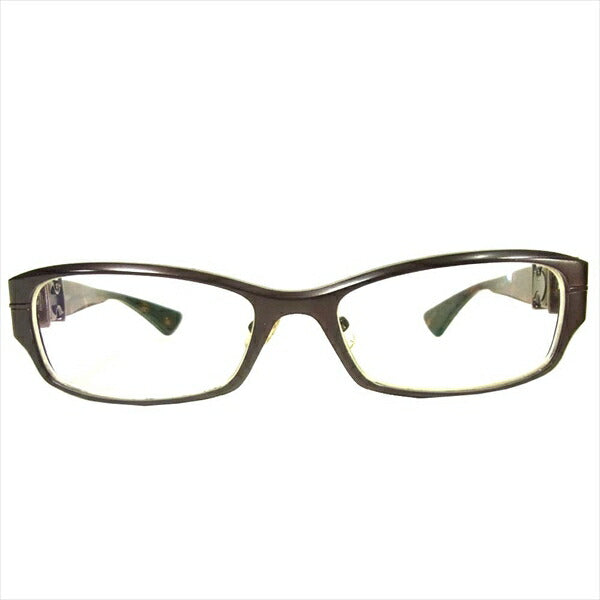 CHROME HEARTS クロムハーツ（原本無） FISH MITTEN MDB-DT 度入り サングラス アイウェア 眼鏡 ダークブラウン系 56□17 131【中古】