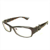 CHROME HEARTS クロムハーツ（原本無） FISH MITTEN MDB-DT 度入り サングラス アイウェア 眼鏡 ダークブラウン系 56□17 131【中古】