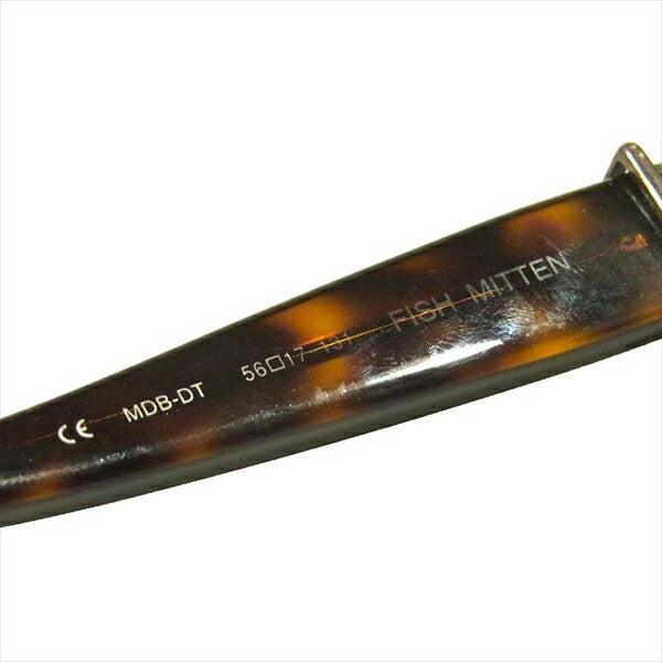CHROME HEARTS クロムハーツ（原本無） FISH MITTEN MDB-DT 度入り サングラス アイウェア 眼鏡 ダークブラウン系 56□17 131【中古】