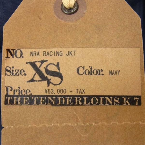 TENDERLOIN テンダーロイン 16AW T-NRA RACING JKT 中綿 レーシング ジャケット ネイビー系 XS【美品】【中古】