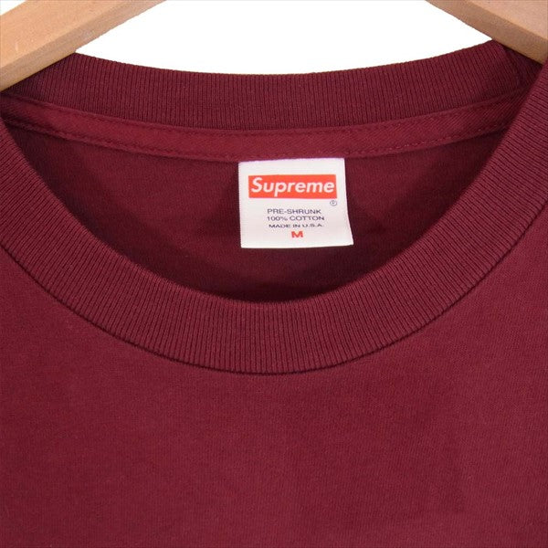 Supreme シュプリーム USA製 コットン 19AW Pillows tee ピローズ Tシャツ パープル系 パープル系 M【中古】