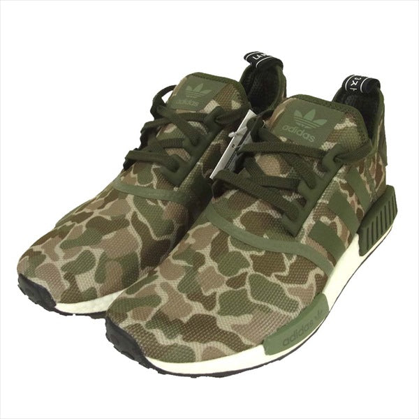 adidas アディダス D96617 NMD R1 セサミ トレースカー スニーカー グリーン系 グリーン系 28cm【新古品】【未使用】【中古】