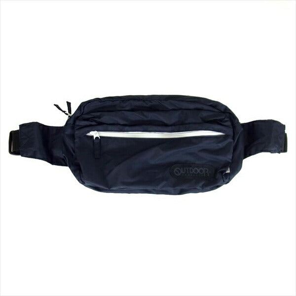 リビングコンセプト アウトドアプロダクツ OUTDOOR PRODUCTS 1LDK 別注  WAISTBAG バッグ ウェストポーチ ネイビー系 ネイビー系【美品】【中古】