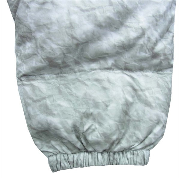 Supreme シュプリーム ザノースフェイス THE NORTH FACE 19AW paper print nuptse pant ペーパー プリント ヌプシ パンツ グレー系 L【美品】【中古】