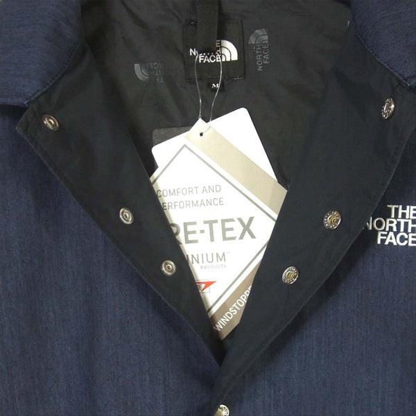 THE NORTH FACE ノースフェイス NP12042 GTX DENIM COACH JACKET ゴアテックス デニム コーチ ジャケット インディゴブルー系 M【新古品】【未使用】【中古】