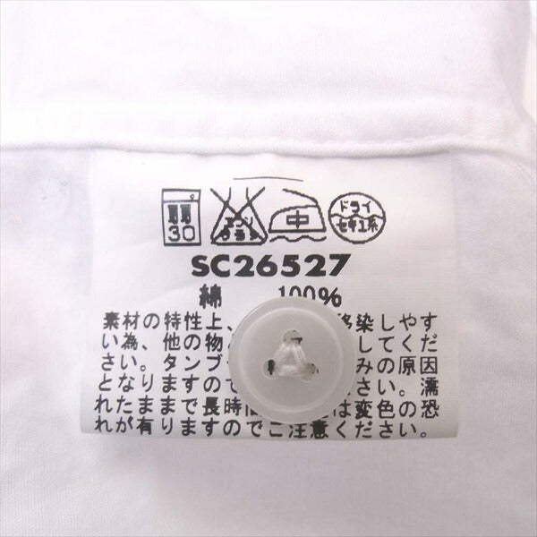 SUGAR CANE シュガーケーン SC26527 BROAD LOW SLOPE ブロード シャツ 長袖シャツ 白系 白系 M【中古】