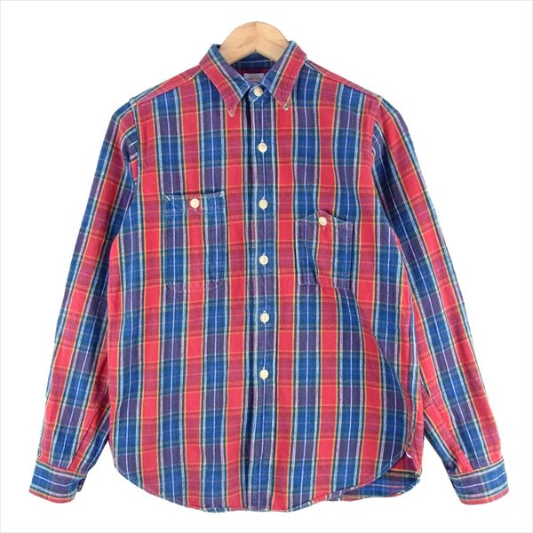 WAREHOUSE ウエアハウス コットン チェック ヘビー ネル シャツ マルチカラー系  マルチカラー系 S【中古】