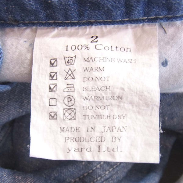 Ordinary fits オーディナリーフィッツ メンズ デニム パンツ インディゴブルー系 インディゴブルー系 2【中古】