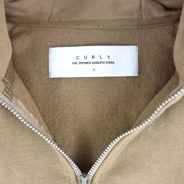 CURLY カーリー 143-1362SD GLAZED PO PARKA プルオーバー パーカー ライトブラウン系 ライトブラウン系 2【中古】