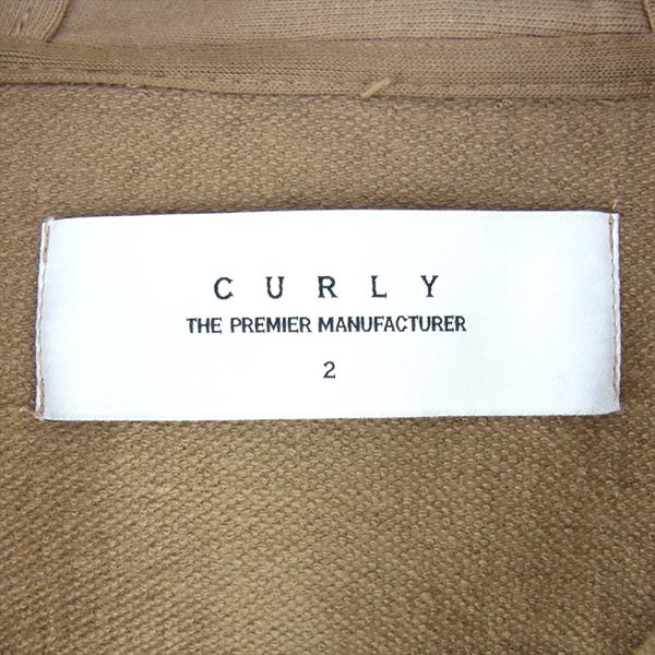 CURLY カーリー 143-1362SD GLAZED PO PARKA プルオーバー パーカー ライトブラウン系 ライトブラウン系 2【中古】