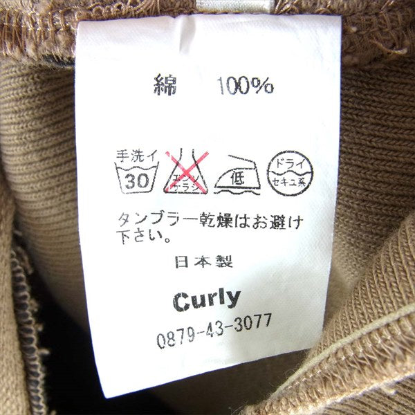 CURLY カーリー 143-1362SD GLAZED PO PARKA プルオーバー パーカー ライトブラウン系 ライトブラウン系 2【中古】