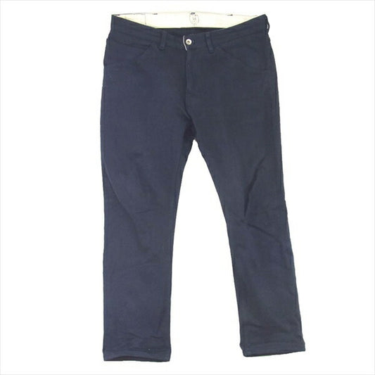 SON OF THE CHEESE サノバチーズ SC1520-PN02 JERSEY PANTS ジップフライ ストレート パンツ ネイビー系 ネイビー系 34【中古】