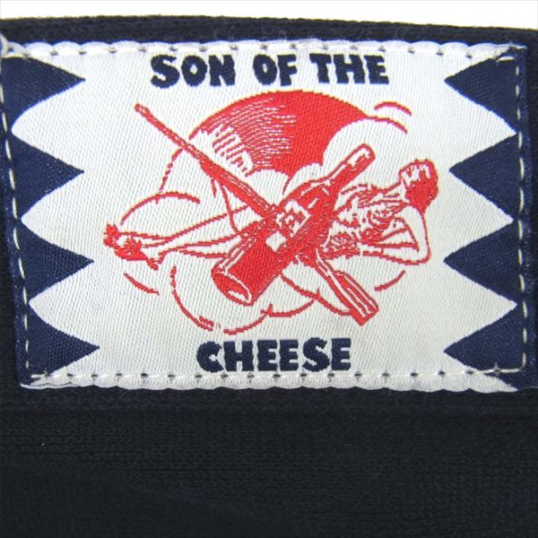 SON OF THE CHEESE サノバチーズ SC1520-PN02 JERSEY PANTS ジップフライ ストレート パンツ ネイビー系 ネイビー系 34【中古】