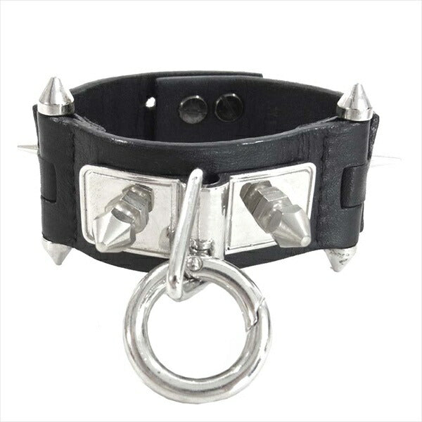 AMBUSH アンブッシュ レザー スタッズ ブレスレット ブラック系【中古】
