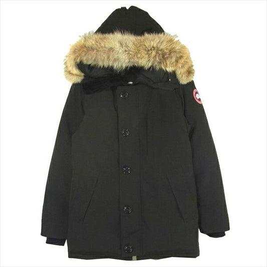 CANADA GOOSE カナダグース 国内正規品 3438JM R JASPER ジャスパー パーカー ダウン ジャケット ブラック系 S【中古】