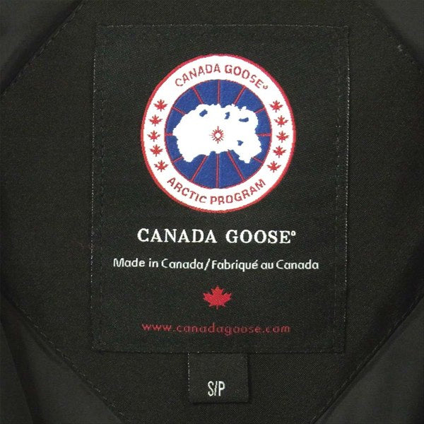 CANADA GOOSE カナダグース 国内正規品 3438JM R JASPER ジャスパー パーカー ダウン ジャケット ブラック系 S【中古】