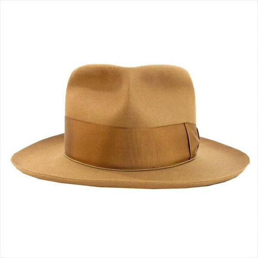 GLADHAND & Co. グラッドハンド JOHN G ビーバー ハット  帽子 ブラウン系 59cm【美品】【中古】