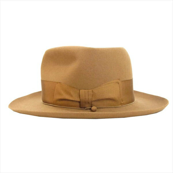 GLADHAND & Co. グラッドハンド JOHN G ビーバー ハット  帽子 ブラウン系 59cm【美品】【中古】