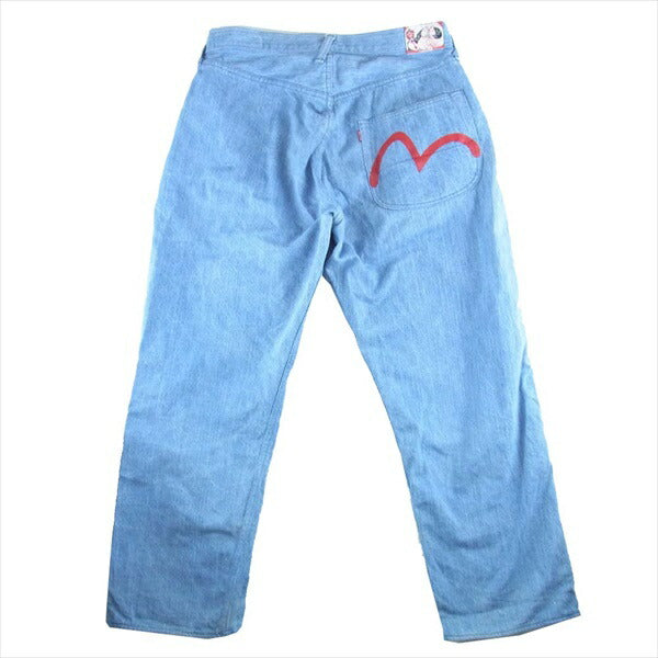 EVISU エヴィス ヤマネ YAMANE カモメ デニム パンツ インディゴブルー系 インディゴブルー系 36【中古】