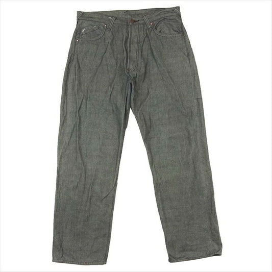 EVISU エヴィス ヤマネ YAMANE lot 1959 ボタンフライ 中国製 デニム パンツ グレー系 グレー系 34×34【中古】