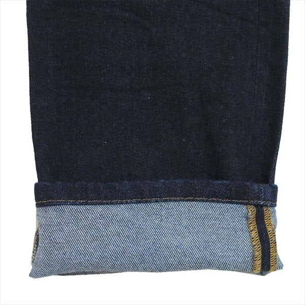 GUCCI グッチ 国内正規品 543712 XDADD ロゴパッチ スキニー デニム パンツ インディゴブルー系 34【美品】【中古】