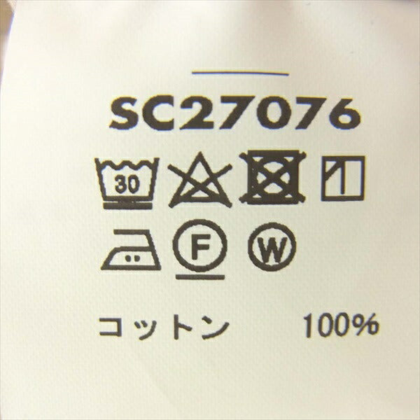 SUGAR CANE シュガーケーン SC27076 8.5oz. WHITE WABASH WORK SHIRT ウォバッシュ ワーク 長袖シャツ 白系 S【新古品】【未使用】【中古】