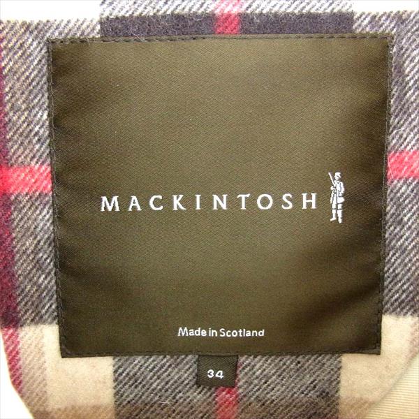 Mackintosh マッキントッシュ スコットランド製 トレンチコート ベルト ライナー付き レディース コート ベージュ系 34【中古】