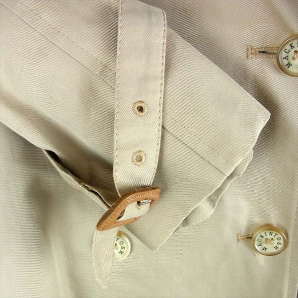 Mackintosh マッキントッシュ スコットランド製 トレンチコート ベルト ライナー付き レディース コート ベージュ系 34【中古】