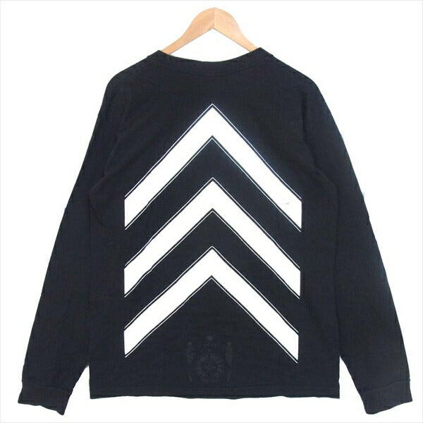 CHROME HEARTS クロムハーツ（原本無） フォティナスカル プリント ポケットカットソー ロンT カットソー ブラック系 ブラック系 L【中古】
