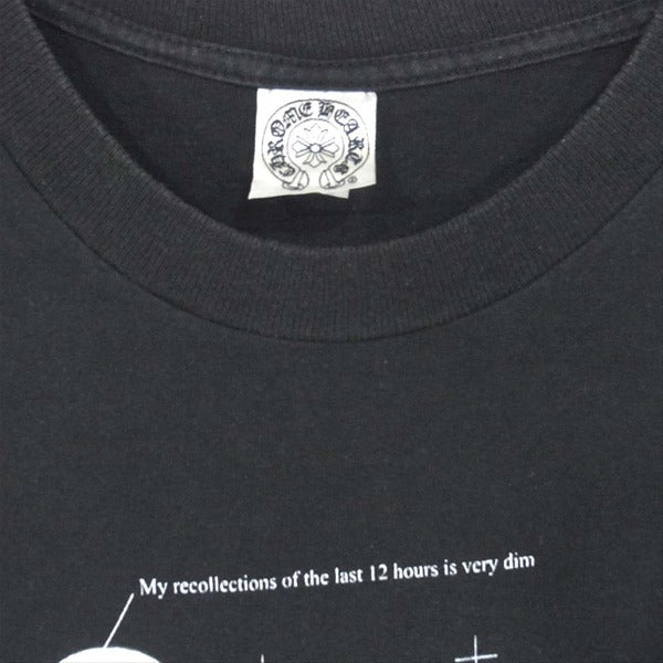 CHROME HEARTS クロムハーツ（原本無） フォティナスカル プリント ポケットカットソー ロンT カットソー ブラック系 ブラック系 L【中古】