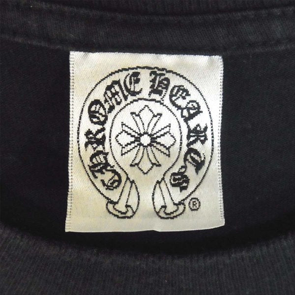 CHROME HEARTS クロムハーツ（原本無） フォティナスカル プリント ポケットカットソー ロンT カットソー ブラック系 ブラック系 L【中古】
