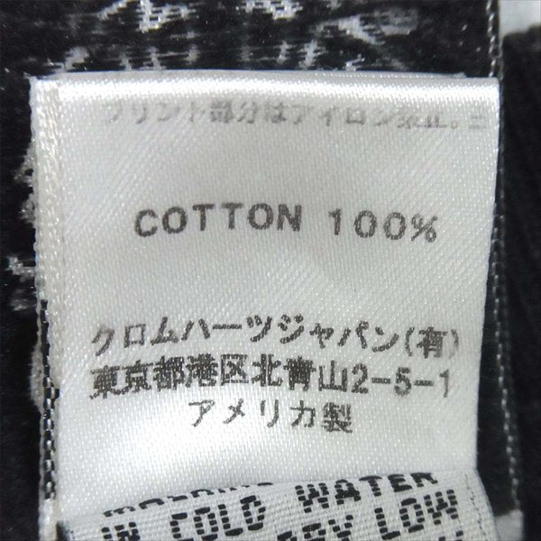 CHROME HEARTS クロムハーツ（原本無） フォティナスカル プリント ポケットカットソー ロンT カットソー ブラック系 ブラック系 L【中古】