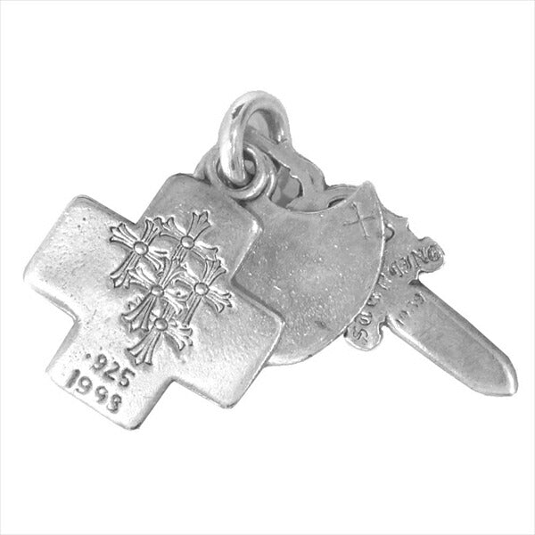 CHROME HEARTS クロムハーツ（原本無） 3 TRINKETS スリー トリンケッツ ペンダント トップ ペンダントトップ シルバー【中古】