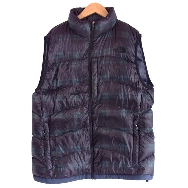 THE NORTH FACE ノースフェイス ND18155 NOVELTY ACONCAGUA VEST アコンカグア ベスト ジレ 黒×緑 黒×緑 XL【中古】