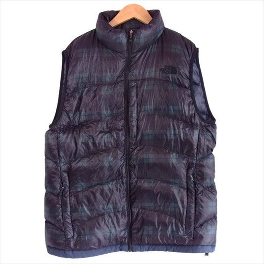 THE NORTH FACE ノースフェイス ND18155 NOVELTY ACONCAGUA VEST アコンカグア ベスト ジレ 黒×緑 黒×緑 XL【中古】