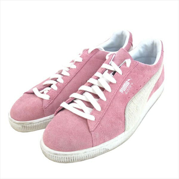 PUMA プーマ × ロンハーマン Ronherman 359402-04 スエード レザー クラシック スニーカー ピンク系 ピンク系 27cm【中古】