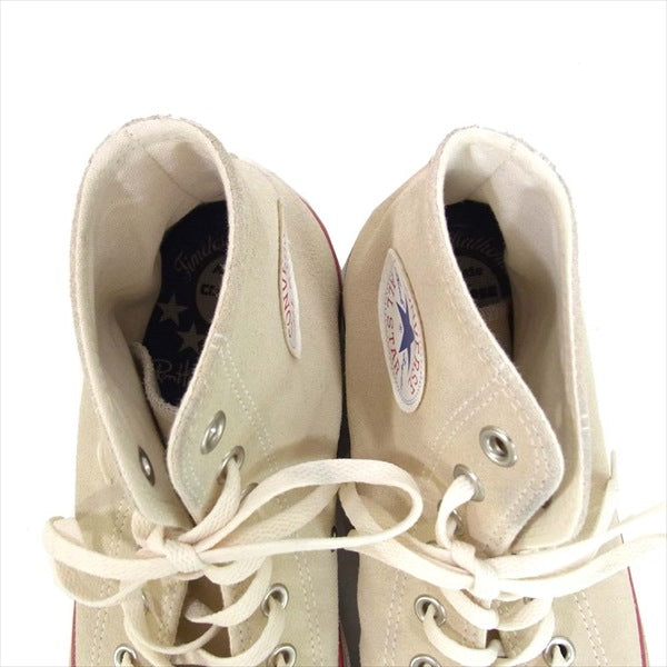 CONVERSE コンバース 1CK059 ロンハーマン Ronherman 別注 CHUCK TAYLOR  ALL STAR チャックテイラー オールスター スエード ハイカット スニーカー ベージュ系 ベージュ系 ９【中古】