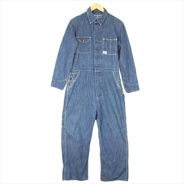 The REAL McCOY'S ザリアルマッコイズ ジョーマッコイ JOE McCOY デニム オールインワン ツナギ インディゴブルー系 36【中古】