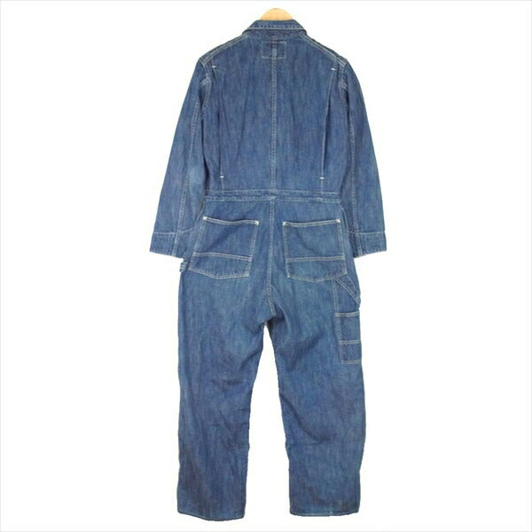 The REAL McCOY'S ザリアルマッコイズ ジョーマッコイ JOE McCOY デニム オールインワン ツナギ インディゴブルー系 36【中古】