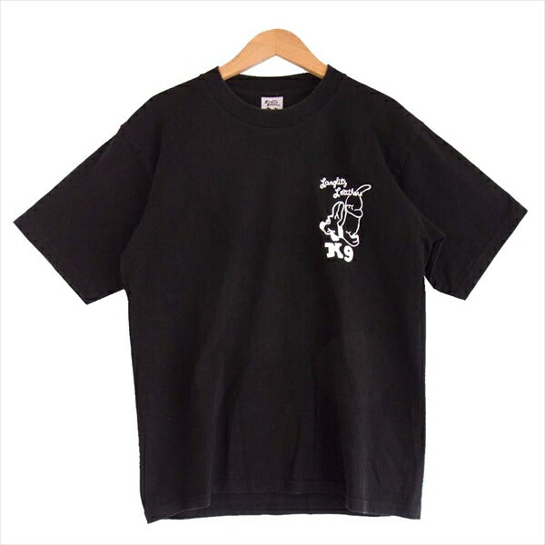 LANGLITZ LEATHERS ラングリッツレザーズ K9 ロゴプリント Tシャツ ブラック系 ブラック系 M【中古】