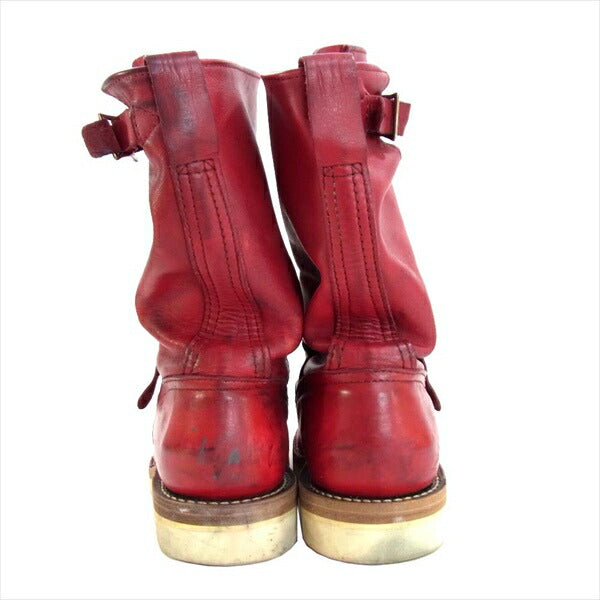 WESCO ウエスコ Boss ボス スチール無し エンジニア ブーツ レッド系 サイズ表記なし(実寸約25.5cm)【中古】