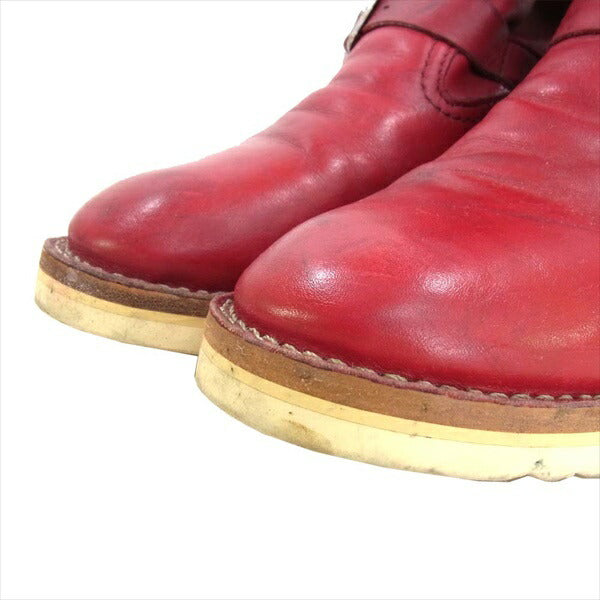 WESCO ウエスコ Boss ボス スチール無し エンジニア ブーツ レッド系 サイズ表記なし(実寸約25.5cm)【中古】