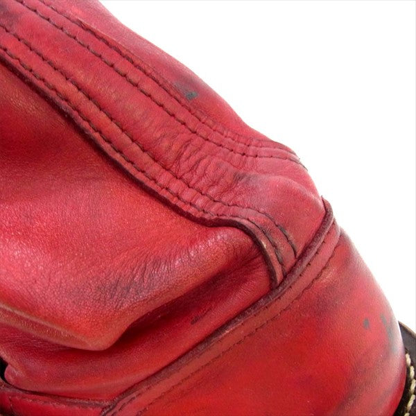 WESCO ウエスコ Boss ボス スチール無し エンジニア ブーツ レッド系 サイズ表記なし(実寸約25.5cm)【中古】