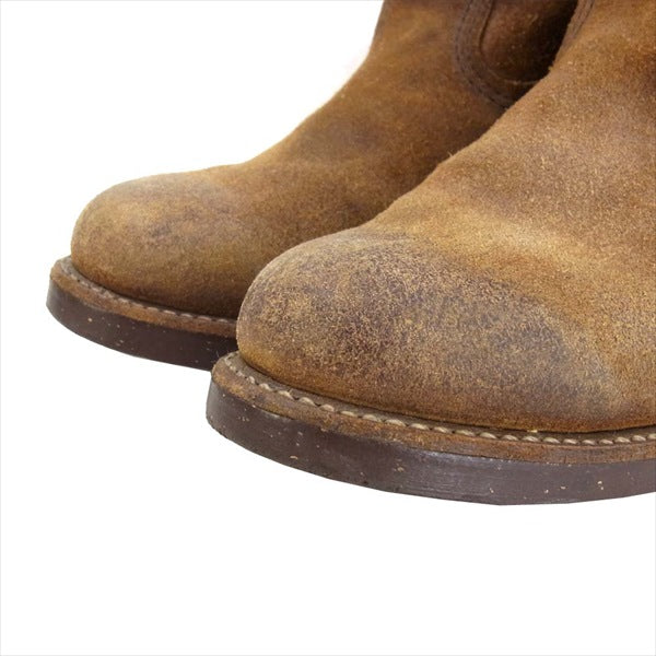 RED WING レッドウィング 8188 スエード レザー ペコス ブーツ ライトブラウン系 ライトブラウン系 US7E【中古】
